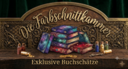 Die Farbschnittkammer Logo – Handgemachte Buchkunst und veredelte Farbschnitte