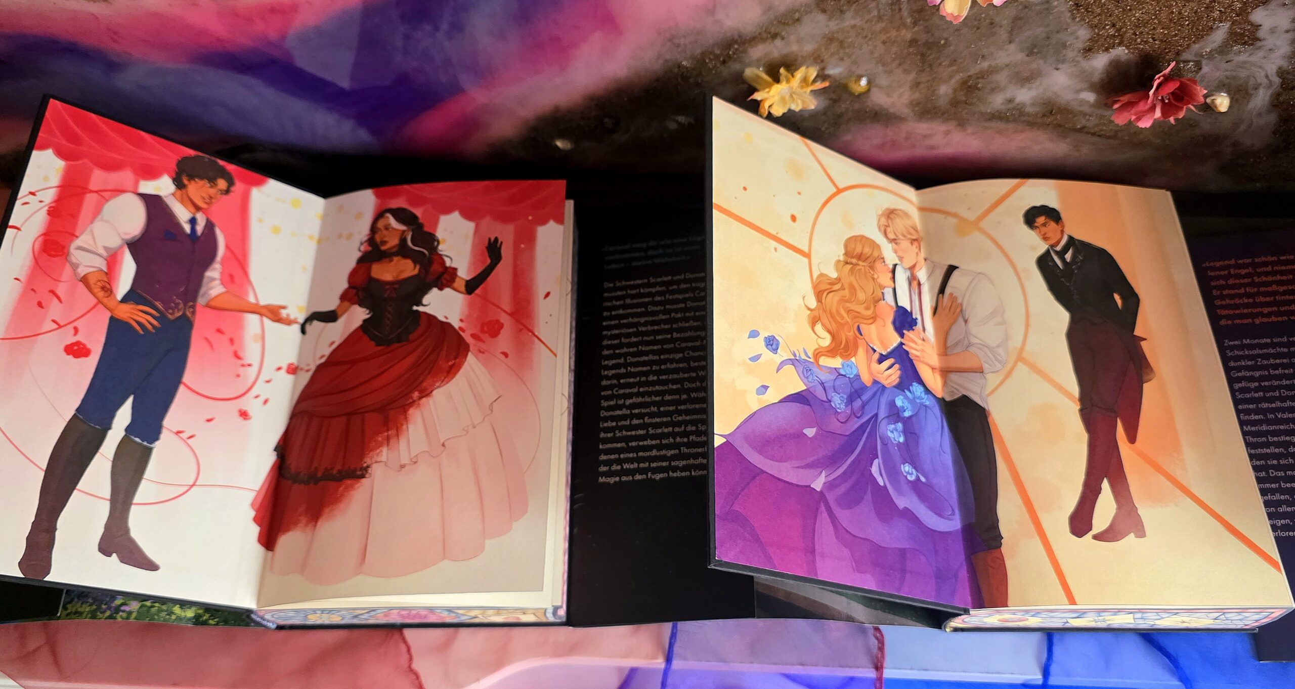 Caraval 1–4 Bücherbüchse Farbschnitt inklusive Spectacular Hardcover