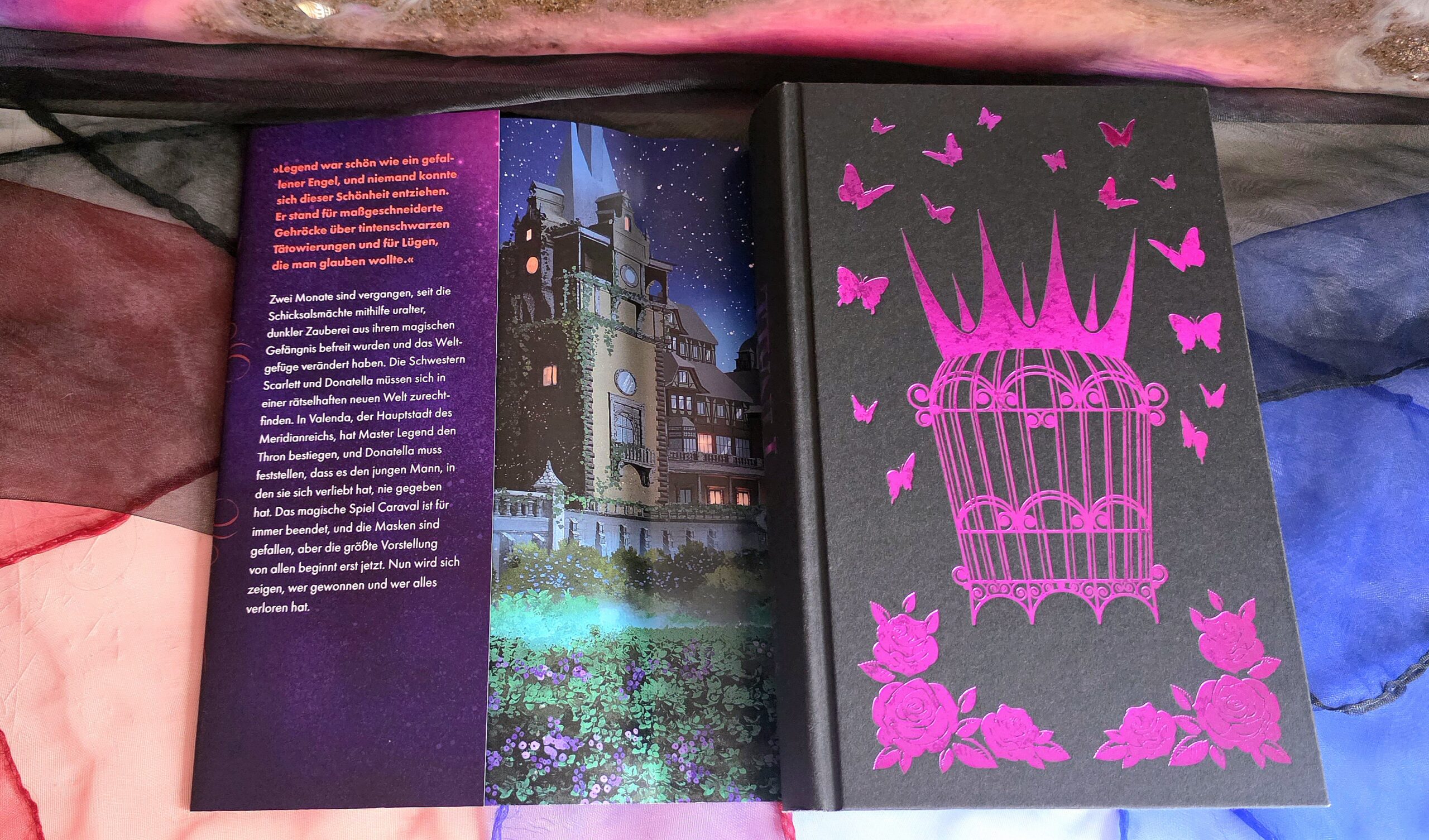 Caraval 1–4 Bücherbüchse Farbschnitt inklusive Spectacular Hardcover